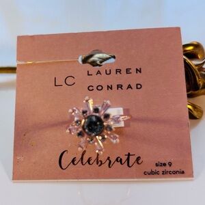 LC Lauren Conrad Clear Cubic Zirconia Ring